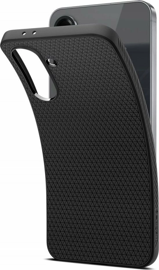 Mbështjellës Spigen Liquid Air ACS09291 për Samsung Galaxy A56 5G, TPU, karikim pa tel, i zi mat