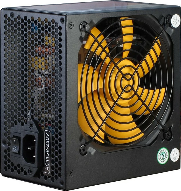 Kasë Inter-Tech Argus APS, 420 W, 115 - 230 V, 47 - 63 Hz, e verdhë