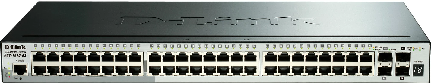 Switch D-Link DGS-1510-20/E, Managed, L2/L3, Gigabit Ethernet, Gri