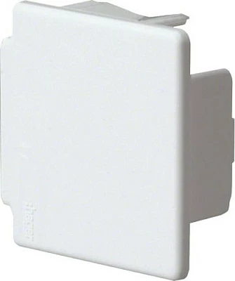 Kapak fundor Hager LF4004069016, 40x40 mm, plastikë, i bardhë