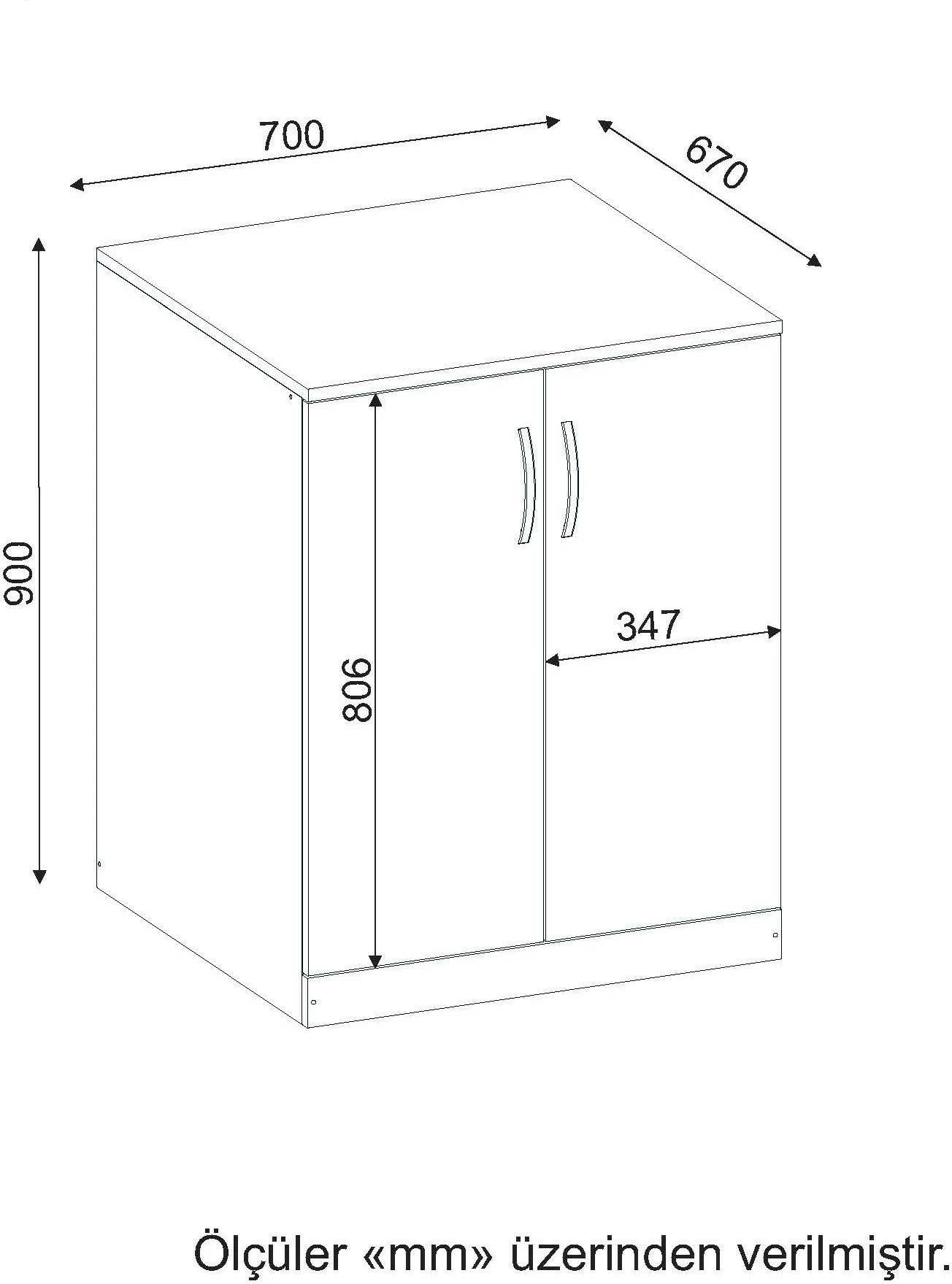Dollap për banjo, ngjyrë e bardhë, Hanah Home Benito Alt