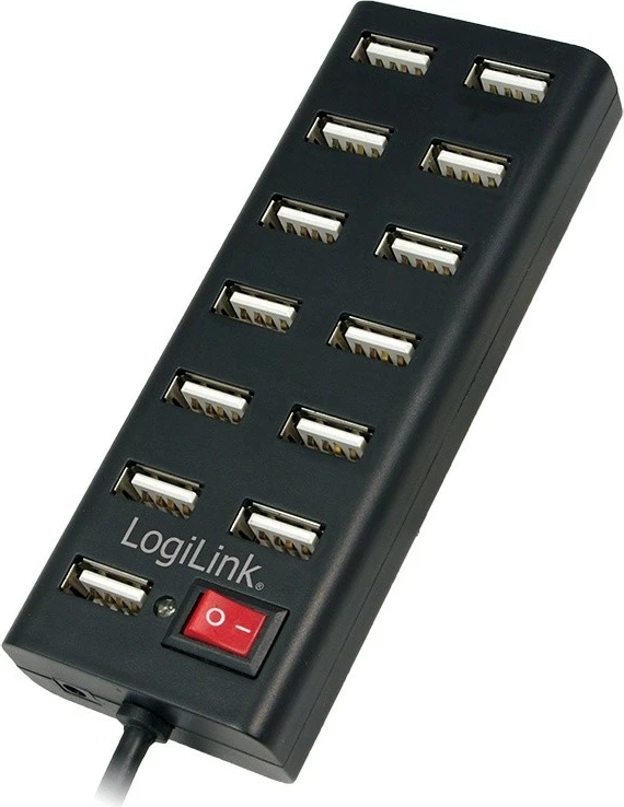 Hub USB LogiLink UA0126, 13 porta, me switch, i zi
