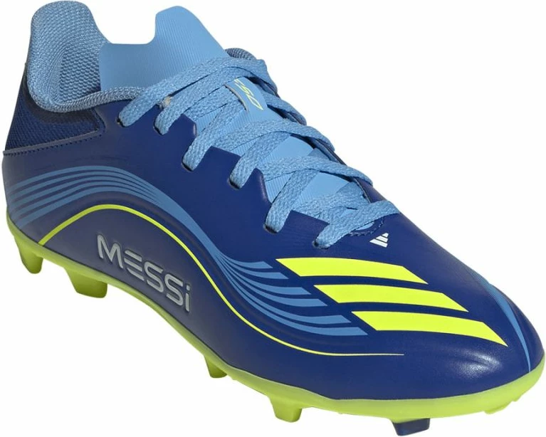 Atlete futbolli për fëmijë adidas F50 Messi, të kaltra [Madhësia: 35]
