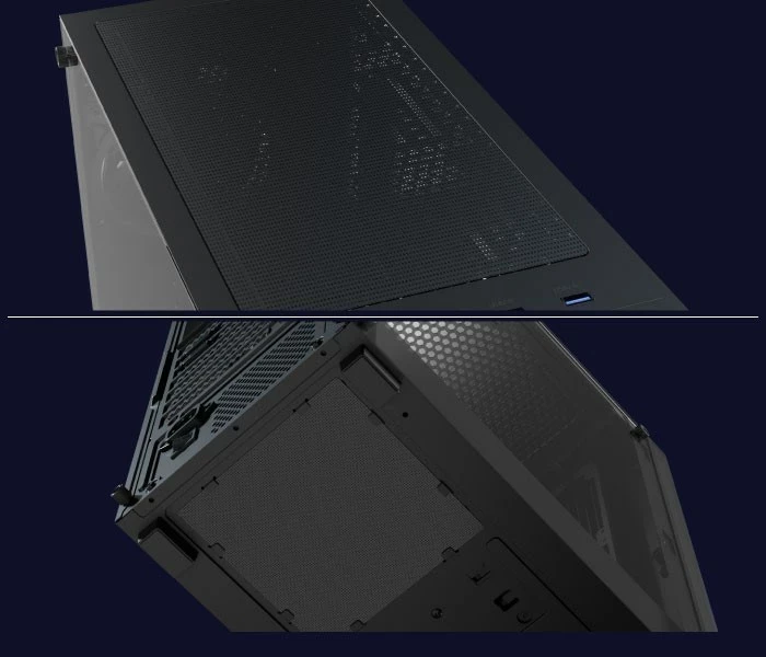 Kasë Aerocool PGS Designer-G-BK-V1, e zezë