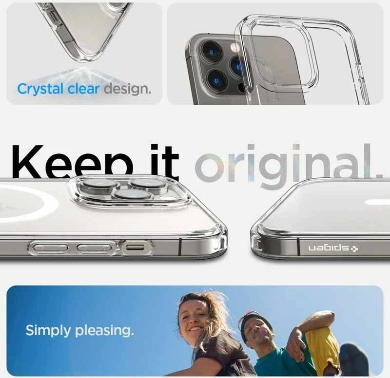 Mbështjellës Spigen Ultra Hybrid MagSafe për Apple iPhone 14 Pro, i bardhë