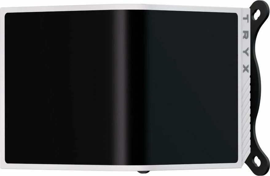 Ftohës uji AiO për CPU TRYX Panorama SE ARGB 360 (L-P360L-AM3M-G0W), 3x120mm PWM, ekran 3D AMOLED 2K 60Hz, e bardhë