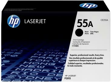 Toner HP 55A CE255A rendiment 5,500–8,800 faqe, i zi