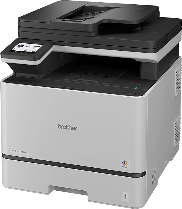 Printer multifunksional Brother MFC-L8730CDW, laser me ngjyra, A4, duplex, ADF 80 fletë, touch, gri