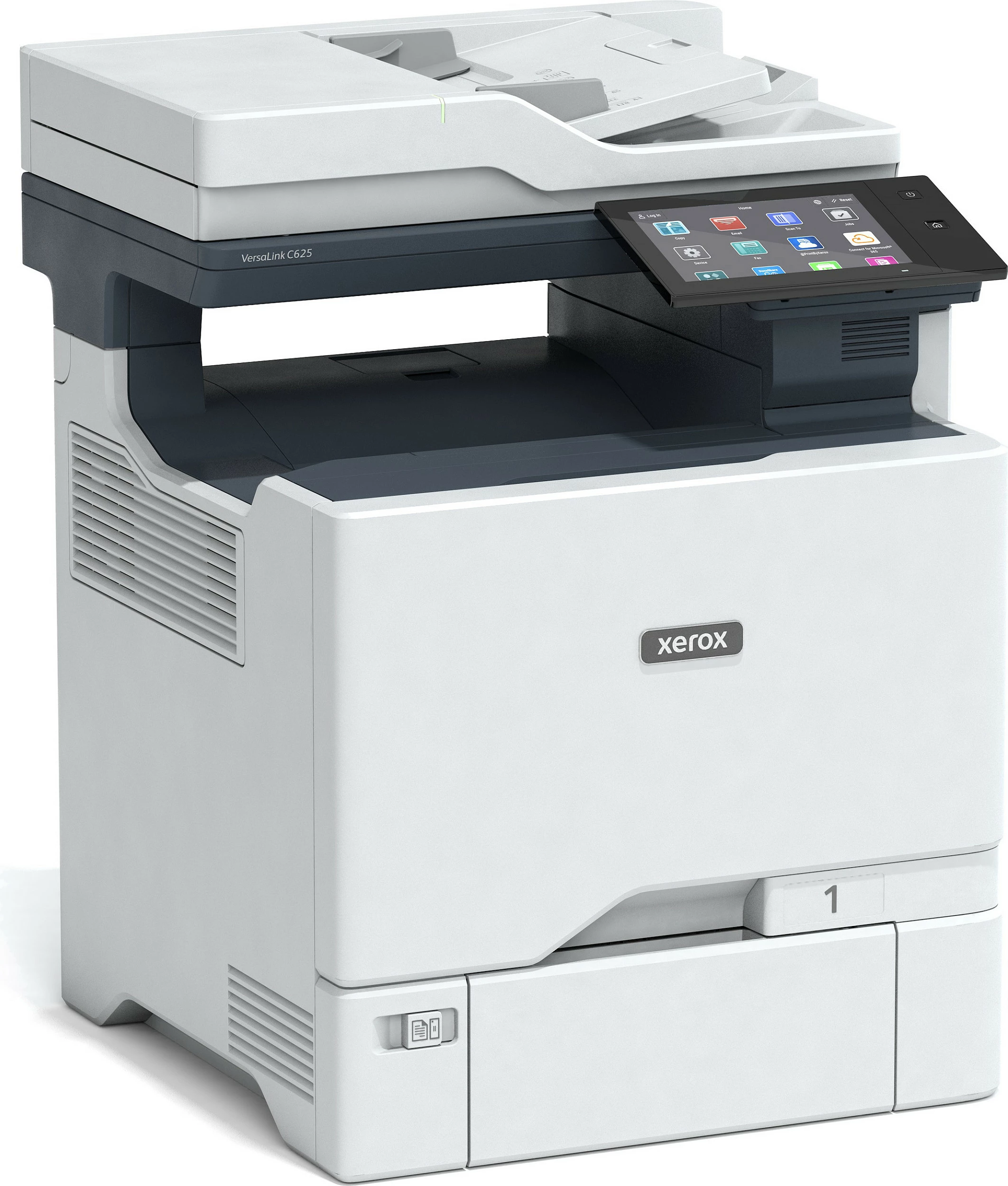 Printer multifunksional Xerox VersaLink C625DN, kolor, USB/LAN, skanim & printim duplex, gri/kaltër