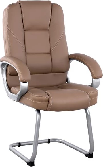 Karrige për vizitorë me PU ngjyrë deveje Sora FH1144.09 63x67x112 cm