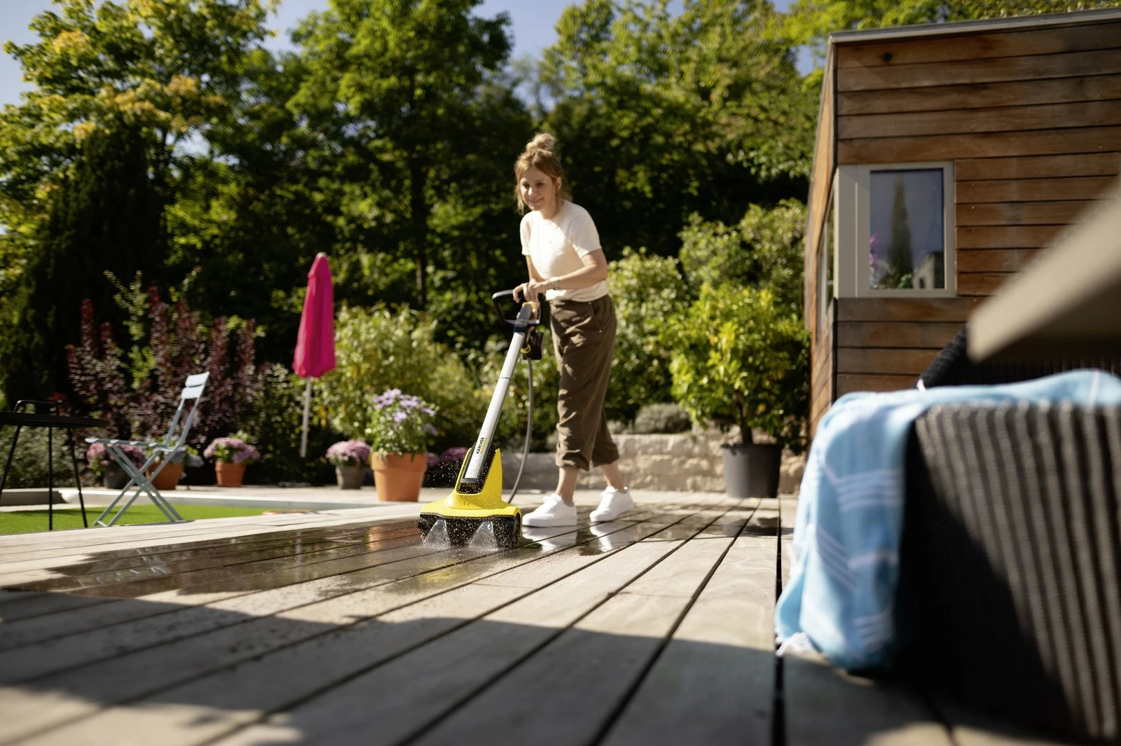 Lavatrice me presion Karcher 1.644-011.0, Compact, 180 l/h, E zezë, Argjendtë, E verdhë