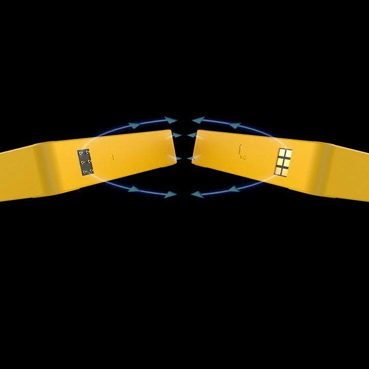 Ventilator kasë Thermaltake CT140 EX Reverse ARGB Sync 140mm, 3 copë, verdhë