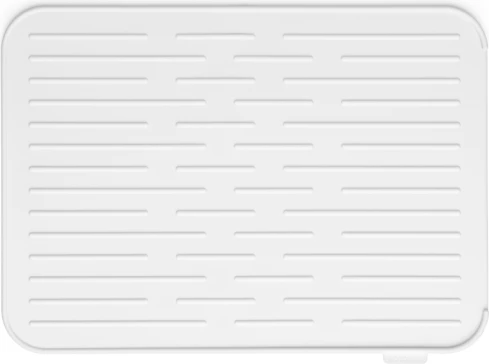 Mat silikon për tharje enësh Brabantia 117466, kundër-rrëshqitës, e sigurt për enëlarëse, e bardhë