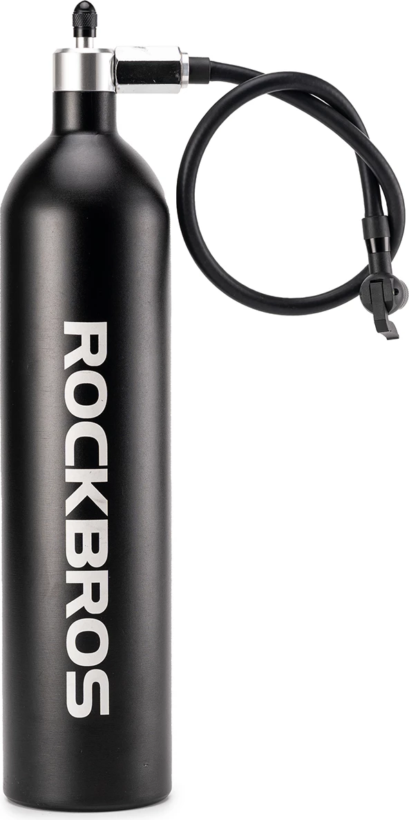 Tank presioni për goma tubeless Rockbros 42310010001, 1.2L, 200 PSI, e zezë