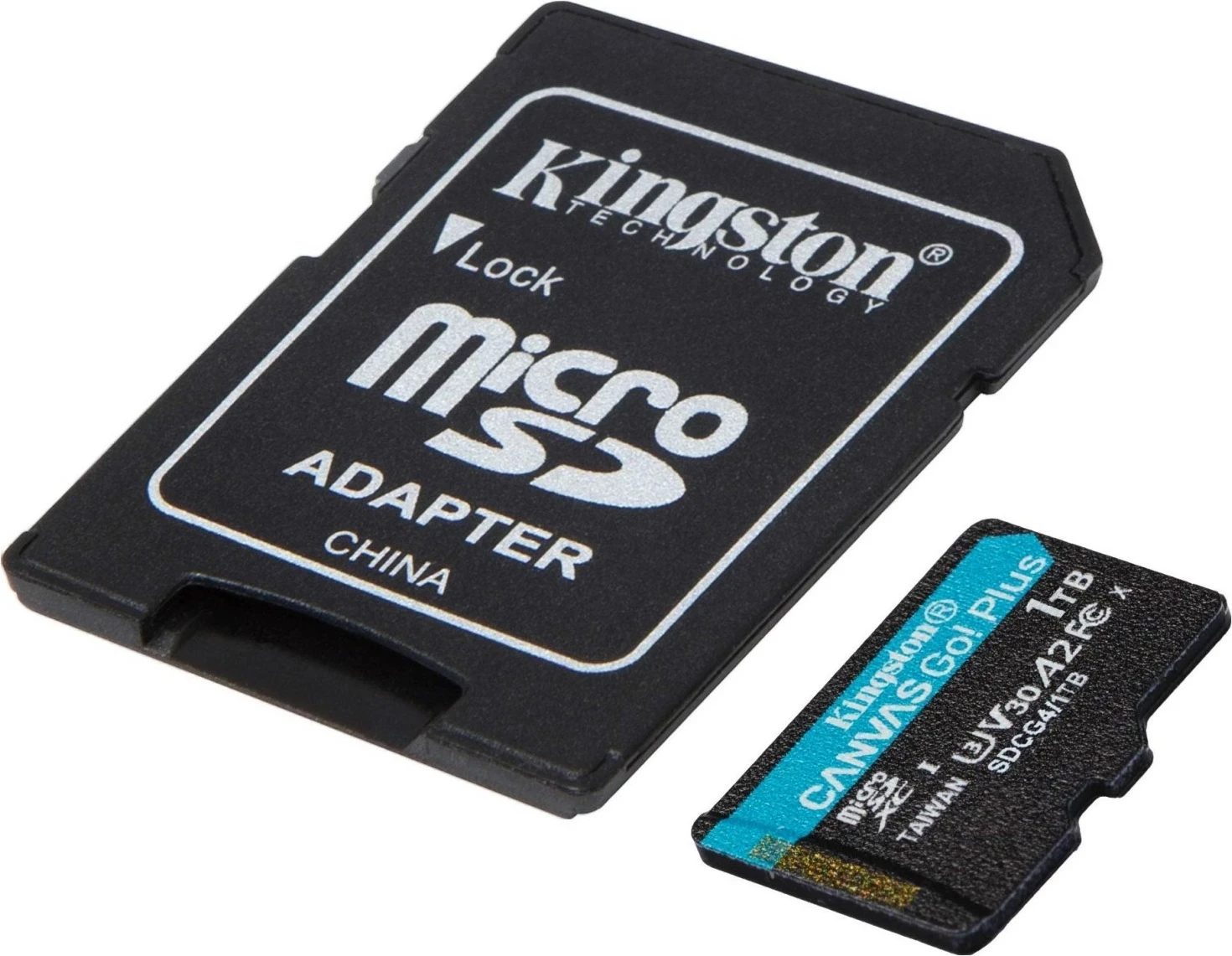 microSD kartelë Kingston Canvas Go Plus Gen4 1TB me adapter