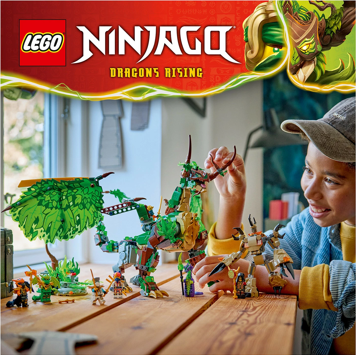 Set ndërtimi LEGO NINJAGO 71859 The Dragon of Life, 1050 copë, multikolor