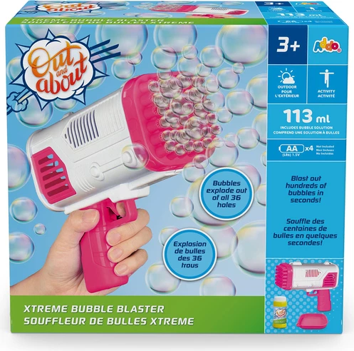Out and About Xtreme Bubble Blaster (Pink)
