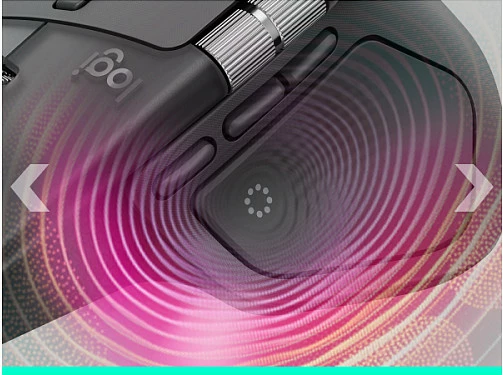 Maus Logitech MX Master 4 for Business, pa kabllo RF + Bluetooth, 8000 DPI, Logi Bolt, grafit