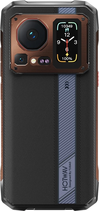 Celular HOTWAV Cyber 16 Pro, 8GB RAM, 512GB, 6.6\" FHD+ 120Hz, 108MP, 6280mAh, USB-C, Dual SIM 4G, NFC, IP68/IP69K, gold