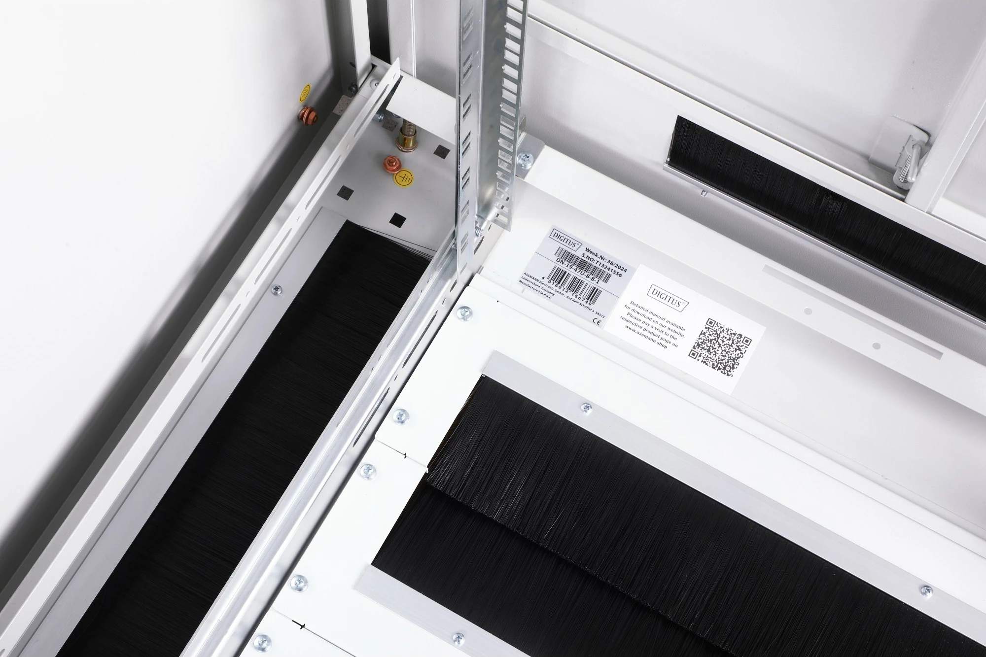 Kasë rrjeti Digitus Unique 47HE 2276x800x800mm, gri