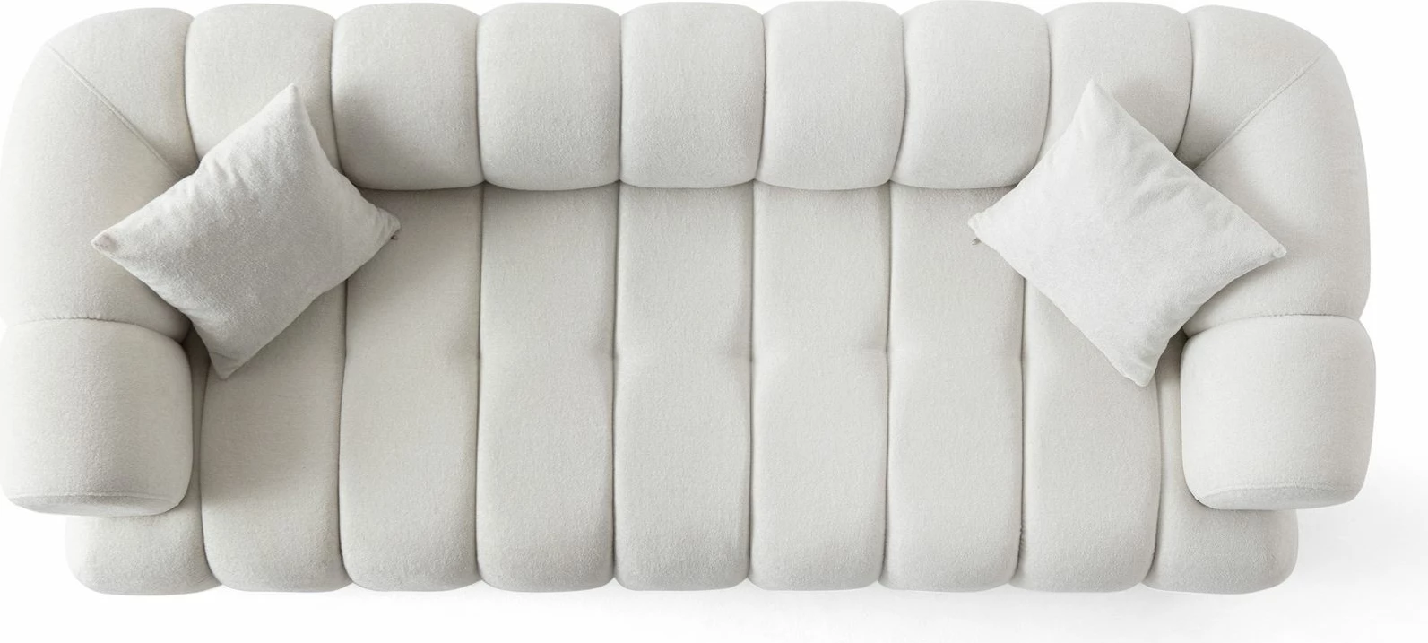 Divan treshe Petra, Atelier del Sofa, i bardhë