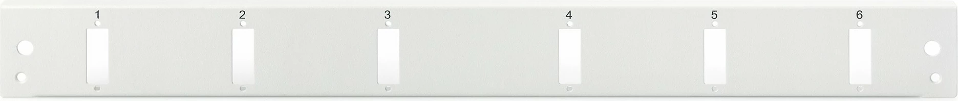 Panel frontal Digitus LWL Spleißbox 1U 6xSC DX, gri