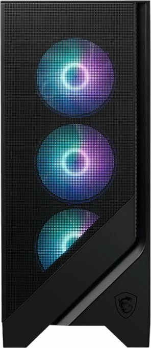Kasë MSI MAG Forge 321R Airflow ARGB Midi Tower, ATX/mATX/Mini-ITX, USB-C, xham i temperuar, e zezë