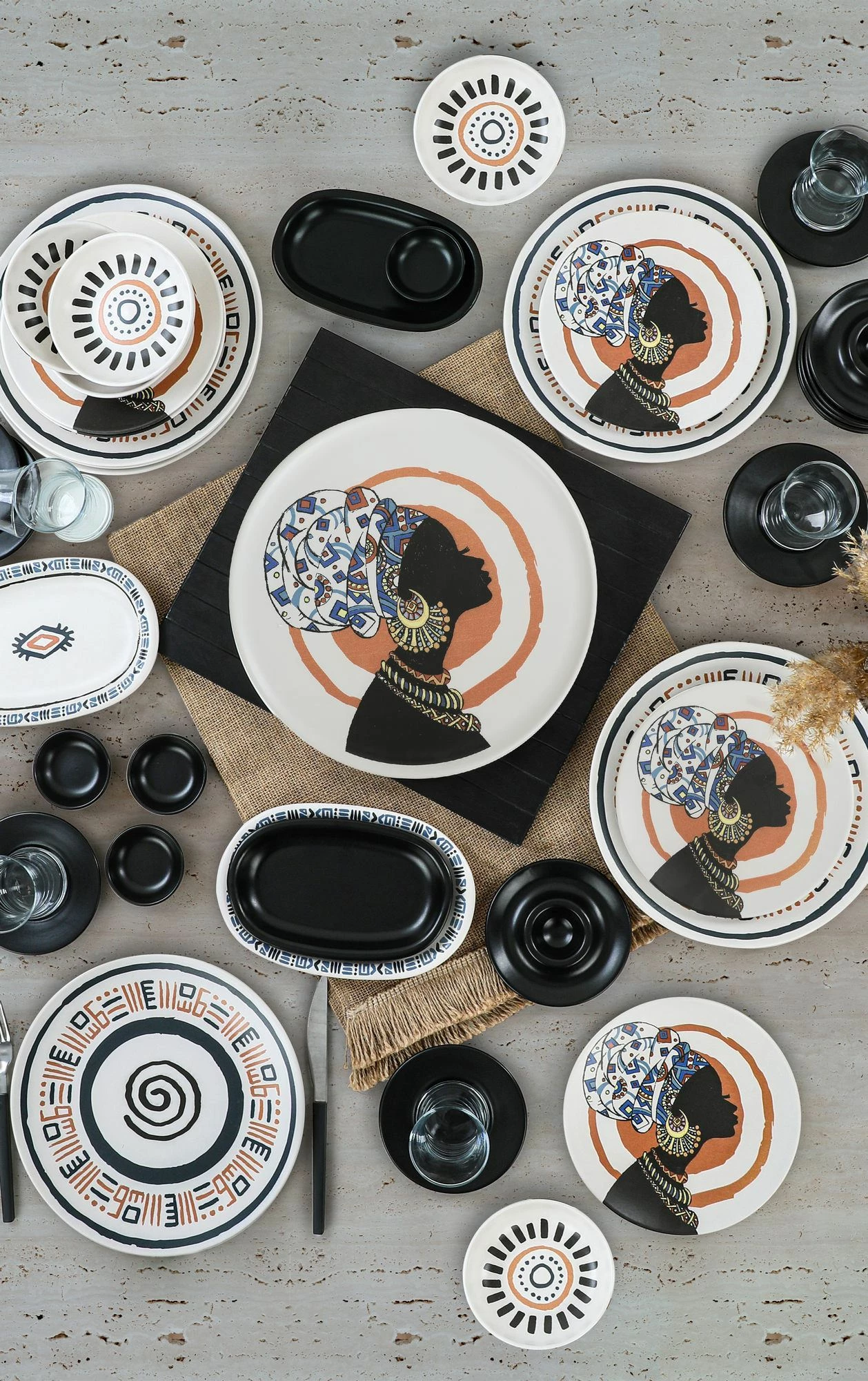 Set mëngjesi 50 pjesësh Hermia Concept, TV087050F26MAD45M00MAP0300