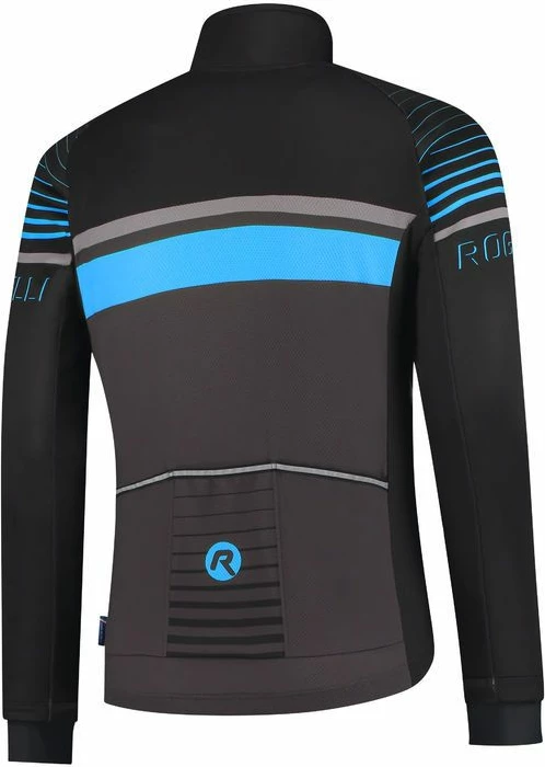 Jakne Rogelli, e zezë dhe blu