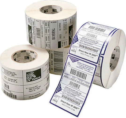 Etiketa printeri Zebra Z-Select 2000T, 57x32 mm, transfer termik, 12 rrotulla, të bardha