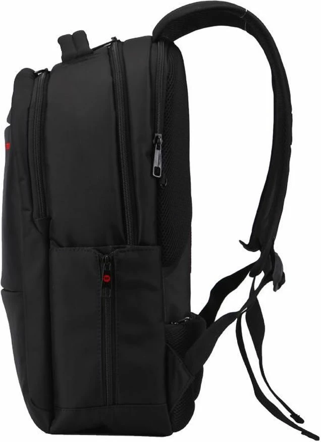 Çantë shpine për laptop Tigernu Serpens 17", nylon rezistent ndaj ujit, 33 x 15 x 48 cm, e zezë