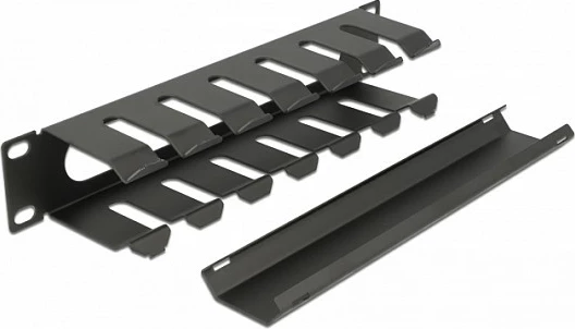 Panel menaxhimi kabllosh DeLOCK 10", 1U, metal, i zi