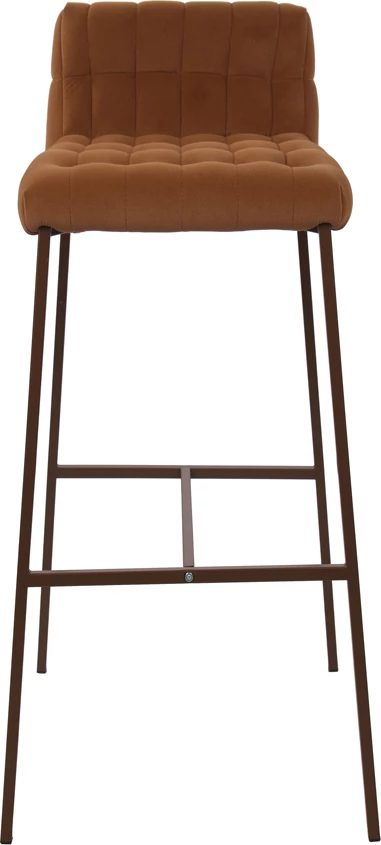Karrige për bar Merlo, ngjyrë karamel, 49x50x88cm