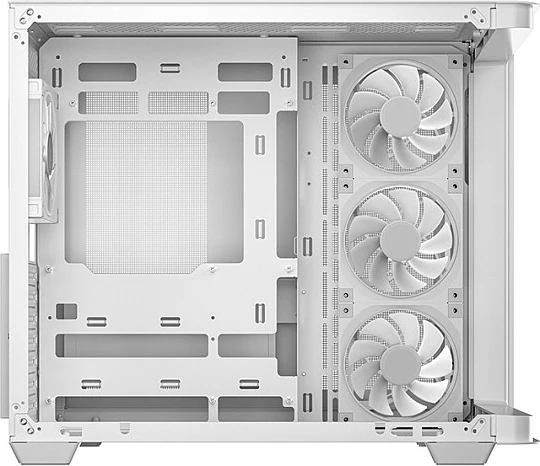 Kasë DeepCool CG530U 4F, Tower ATX/micro ATX/ITX, Tempered Glass, e bardhë
