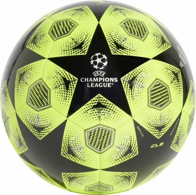 Top futbolli adidas, i zi dhe i verdhë [Madhësia: 5]