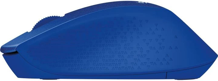 Maus, Logitech, M330 Silent Plus (910-004910), pa kabllo, USB 3.0, me butona anësorë, blu