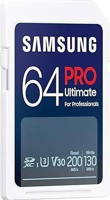 Kartelë kujtese Samsung PRO Ultimate SDXC, 64GB