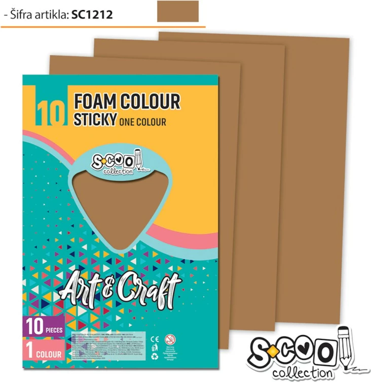 Osh Leter Dekoruese Sticky Krem 20X30Cm 1/10 Sc1212