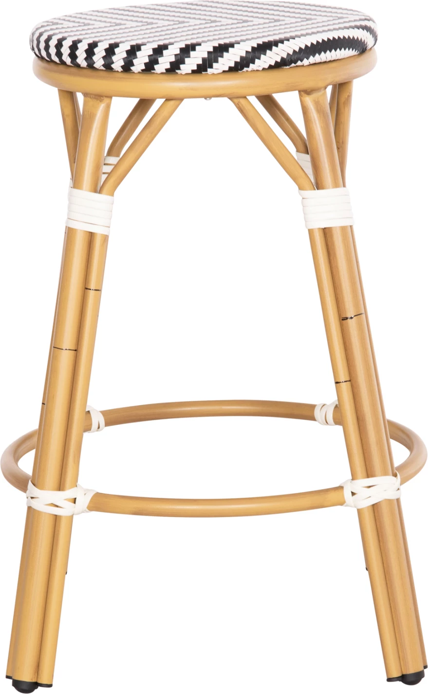 Karrige për bar, lartësi mesatare, pamje bambuje, CHINO FH6286.03, 43x43x65 cm