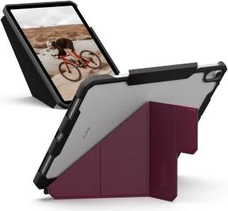 Mbështjellës UAG Essential Armor me qëndrim dhe mbajtëse për Apple Pencil për iPad Air 11" (2024), Kuq