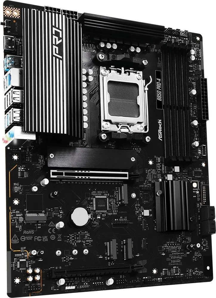 Pllakë amë Asrock B850 Pro-A, Socket AM5, ATX, 256 GB, E zezë
