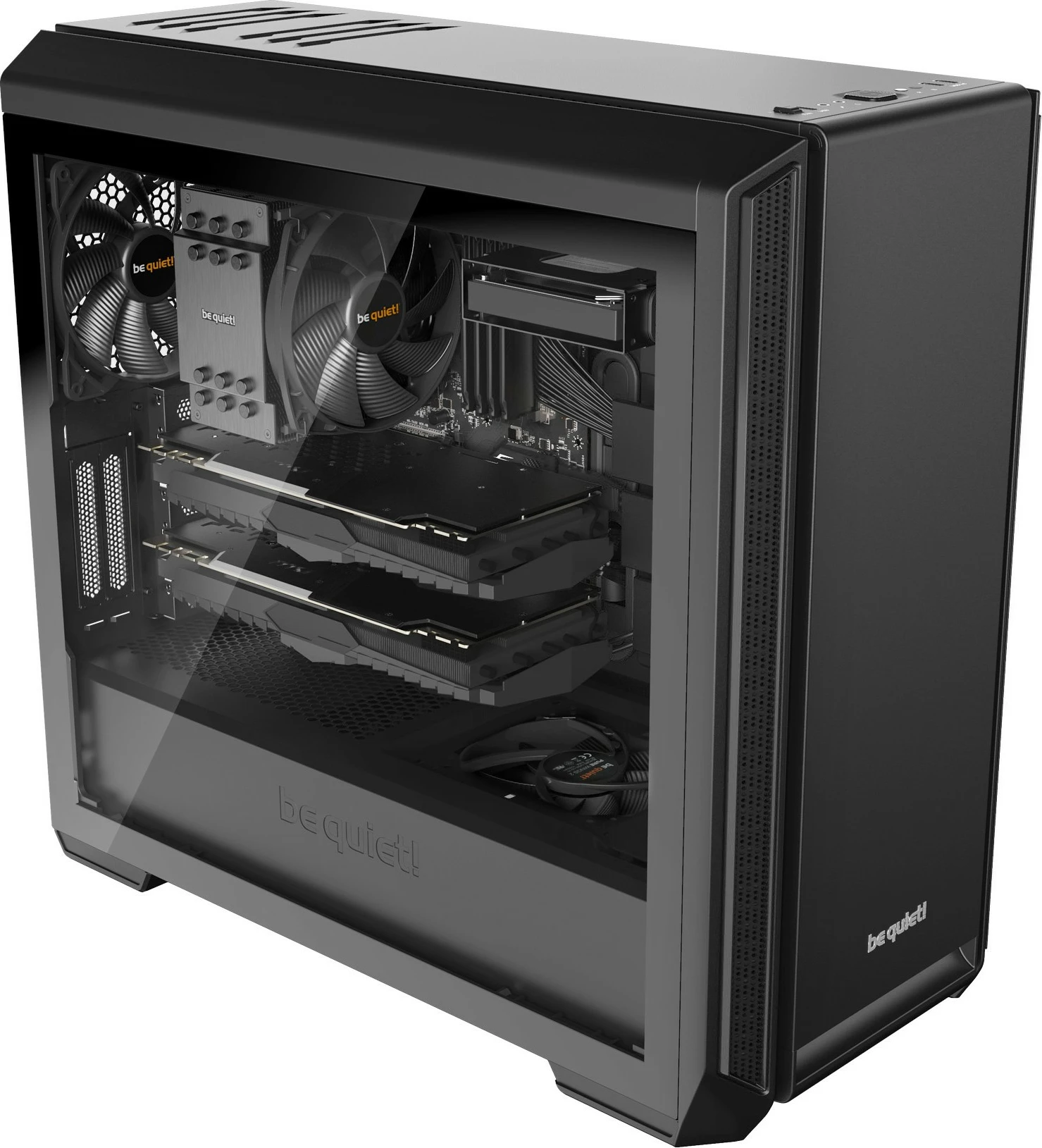 Kasë Be Quiet! Silent Base 601 Window, Midi Tower, ATX, EATX, micro ATX, Mini-ITX, e zezë