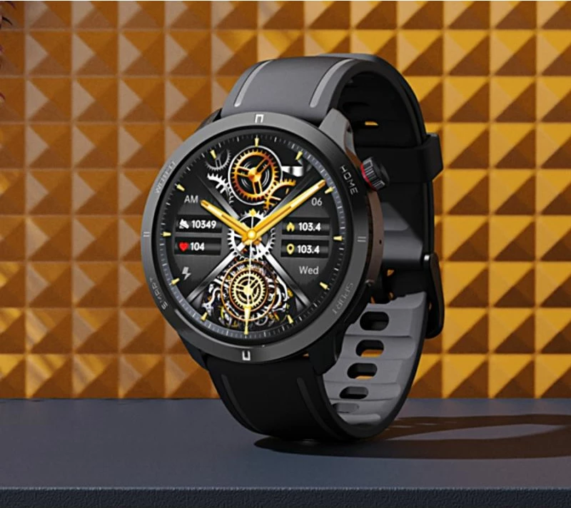 Smartwatch unisex Rubicon, e bardhë/argjend
