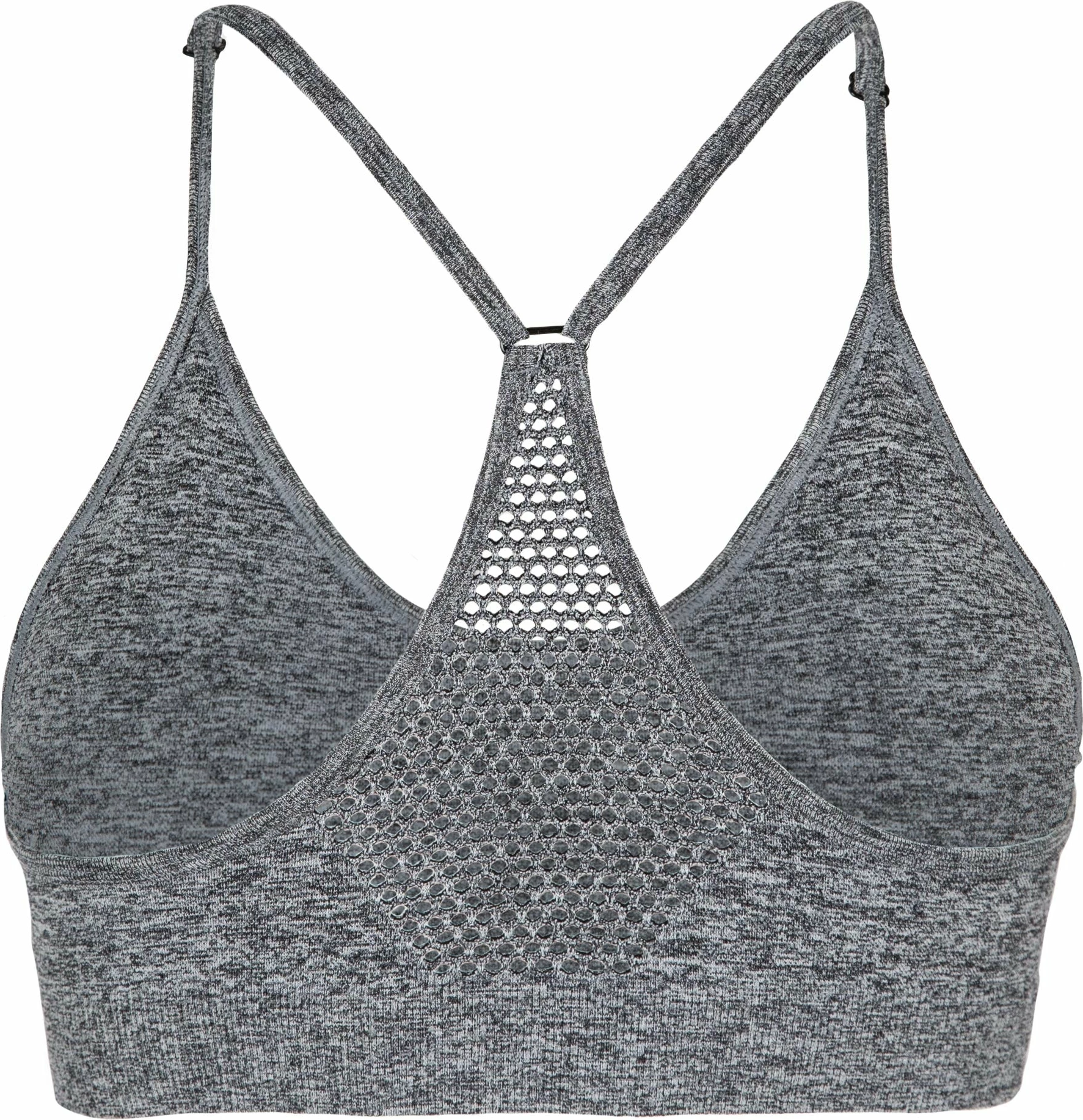 Quincy Seamless Sports Bra - Gray Melange [Madhësia: M/L]