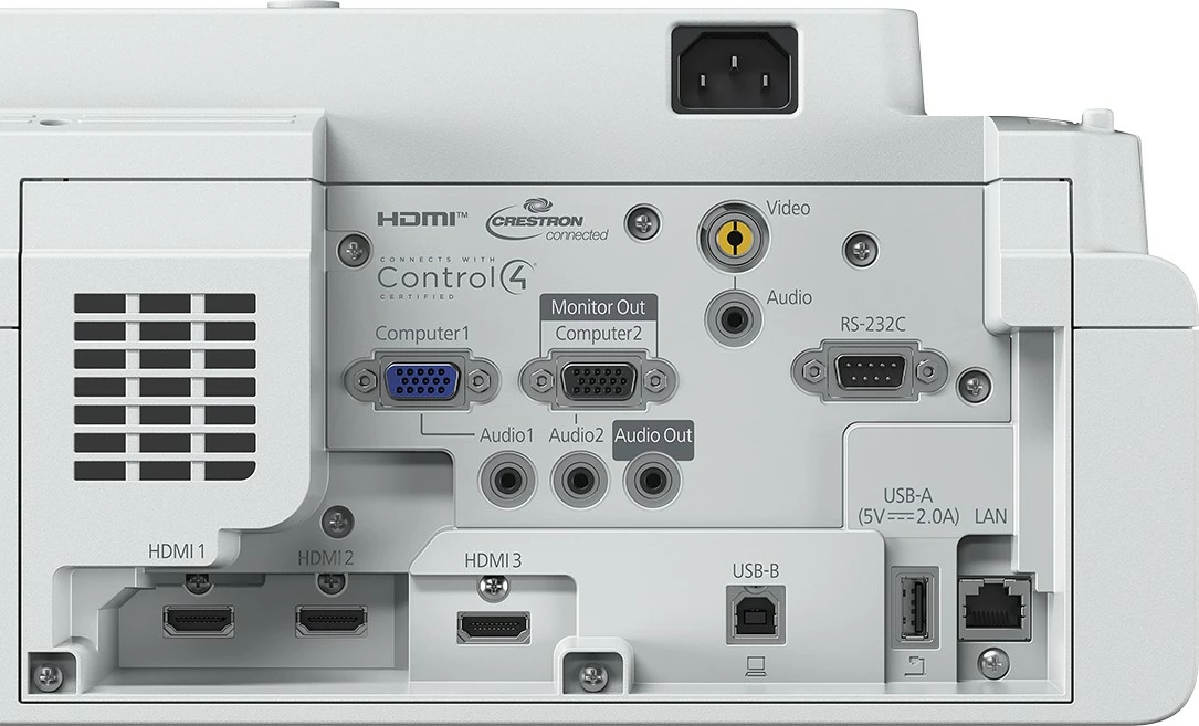 Projektor Epson EB-770F, 4100 ANSI lumens, 1080p, Laser, Wi-Fi, i bardhë