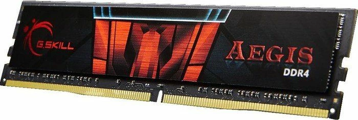 RAM Memorje G.Skill Aegis F4-3000C16S-16GISB 16GB DDR4 3000MHz CL16 UDIMM, e zezë/kuqe