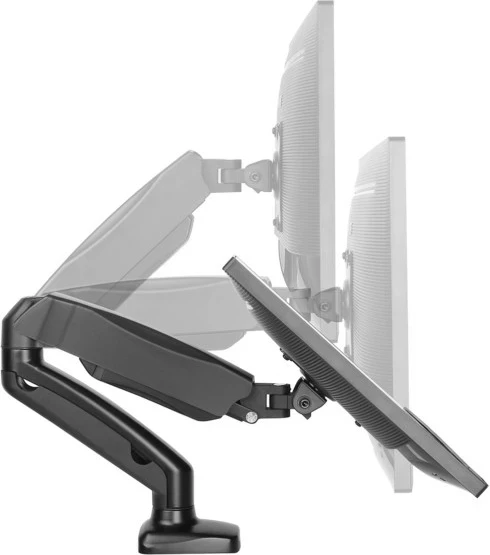 Krah monitori UVI UVIDVGSSM, Gas Spring VESA, 17-32\", deri 9 kg, single mount, i zi