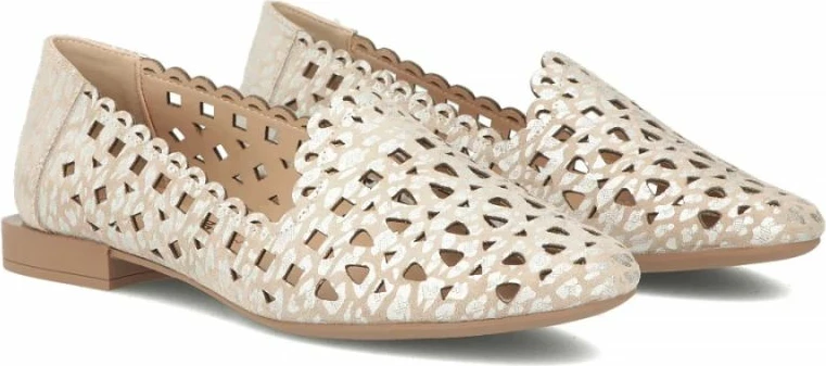 Këpucë të ulëta femra Filippo DP7710, bezhë