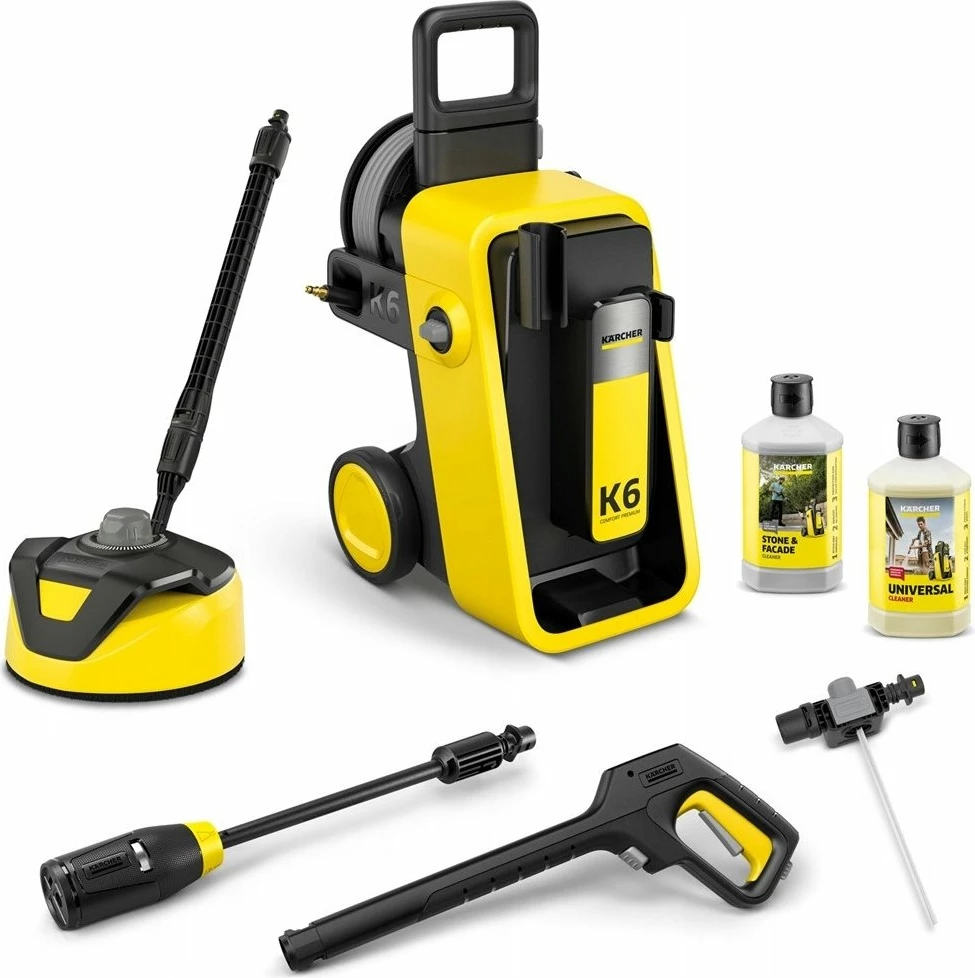 Larës me presion Karcher K 6 Comfort Premium Home (1.324-904.0) 160 bar, 2.2 kW, zorrë 10 m, set T 5, e verdhë