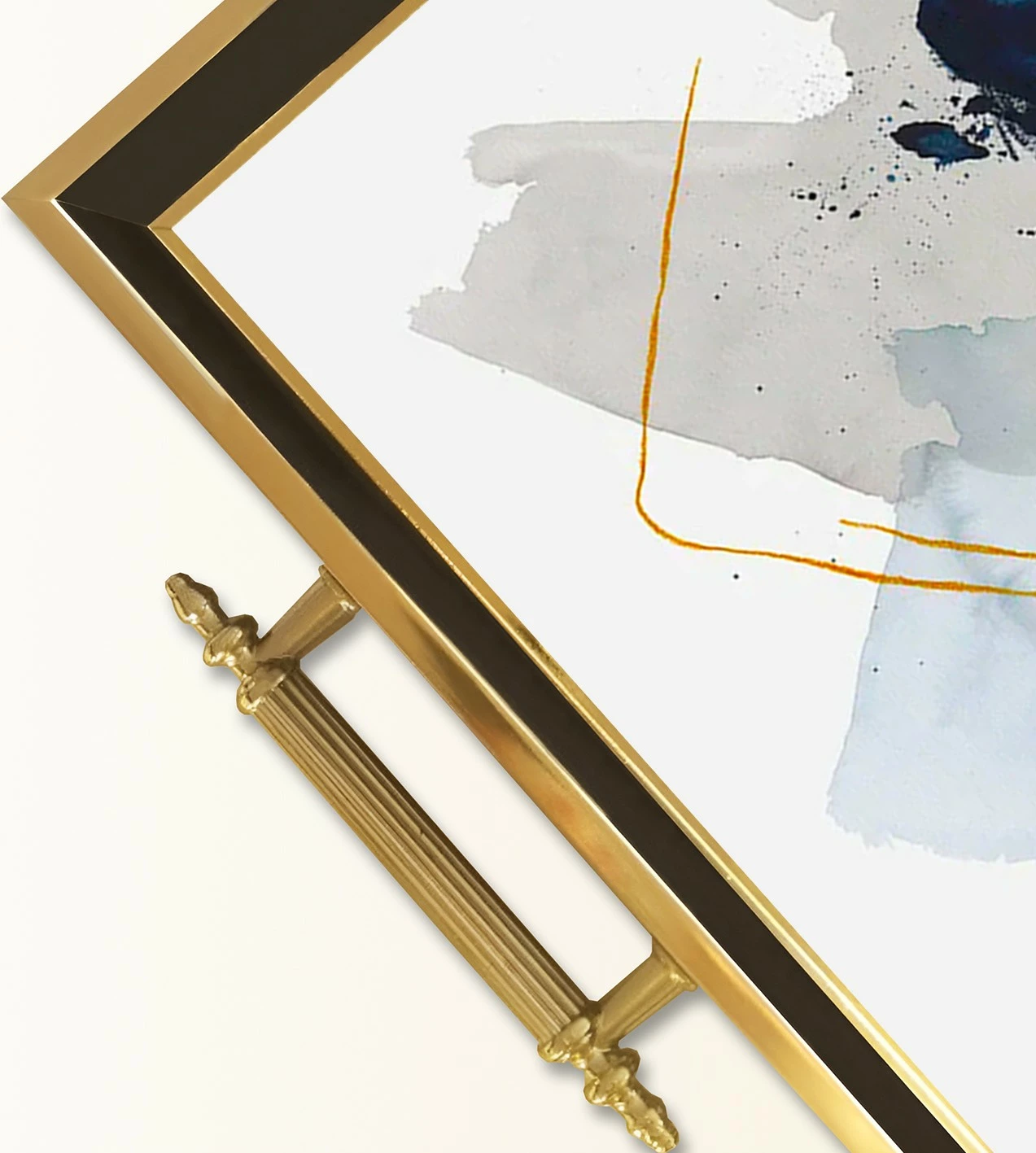 Tabaka dekorative prej qelqi, Aberto Design, TPA1, shumëngjyrëshe